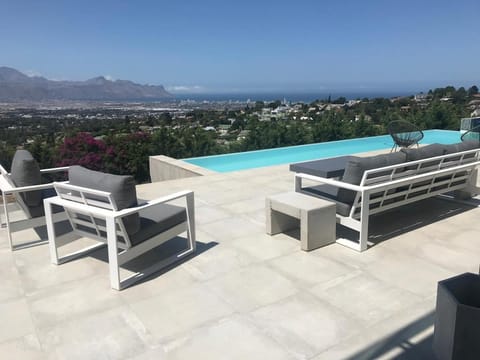 Patio, Day, View (from property/room), Mountain view, Pool view, Swimming pool
