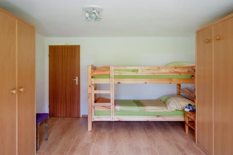 Photo of the whole room, bunk bed