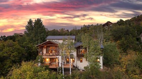 Property building, Natural landscape, Bird's eye view