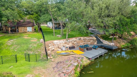 Lake LBJ Compound 2 Homes Side-by-Side Sleeps 25 Pool Hot Tub Great Fishing House in Lake Lyndon B Johnson