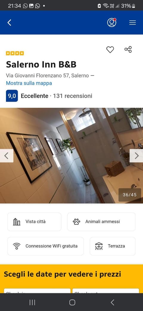 Salerno Inn B&B Bed and Breakfast in Salerno