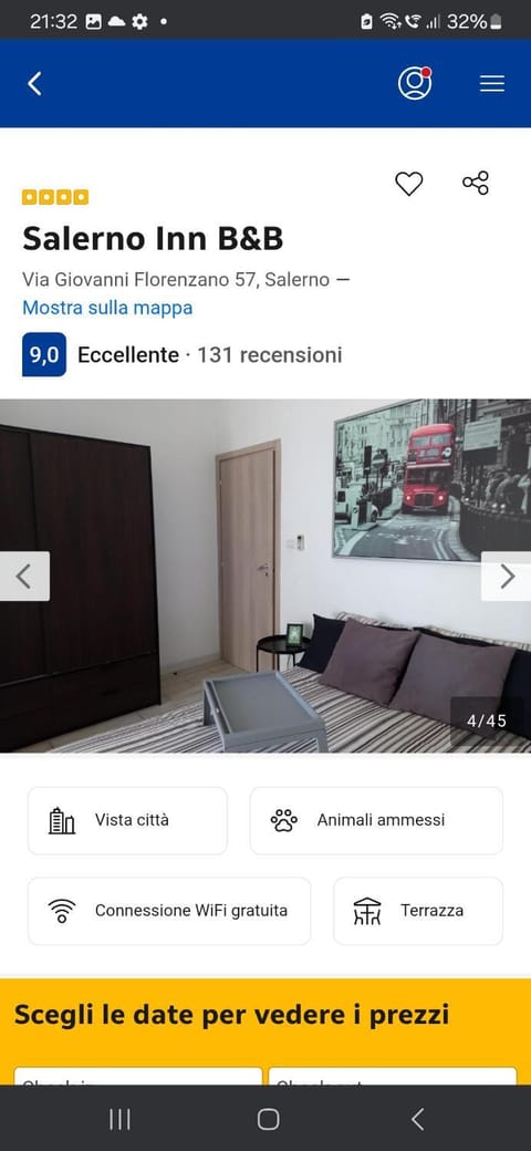 Salerno Inn B&B Bed and Breakfast in Salerno