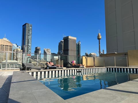 Property building, Day, City view, Pool view, Swimming pool