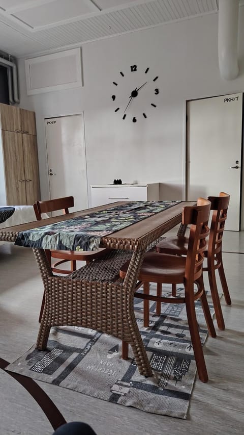 Hirsi koulun jumppasalin yksiö Apartment in Finland