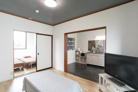 Living room, hair dresser