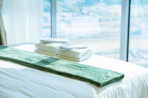 Bright and Spacious 2BR Panoramic Views Sleeps 7 to 8 Guest Apartment in Abu Dhabi