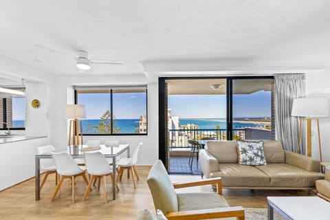 Living room, Dining area, Sea view