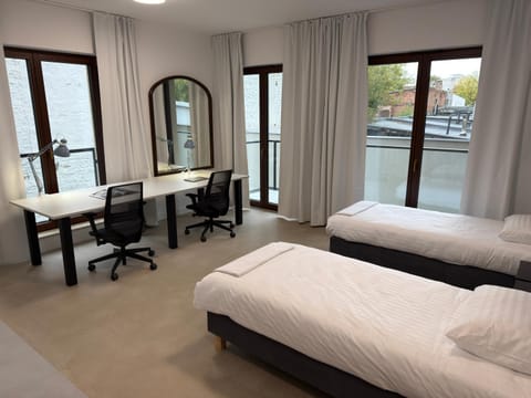 Bed, View (from property/room), Photo of the whole room, Decorative detail, towels