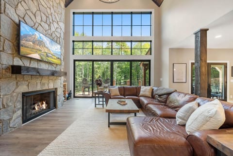 Creek Crossing at Eagles Nest House in Beech Mountain