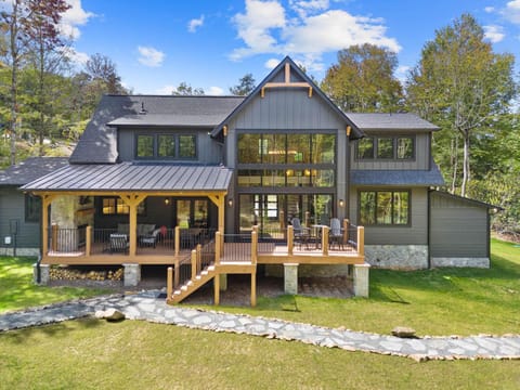 Creek Crossing at Eagles Nest House in Beech Mountain