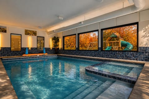 Children play ground, View (from property/room), Autumn, Swimming pool, Family