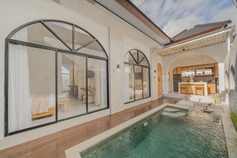 Property building, Pool view, Swimming pool