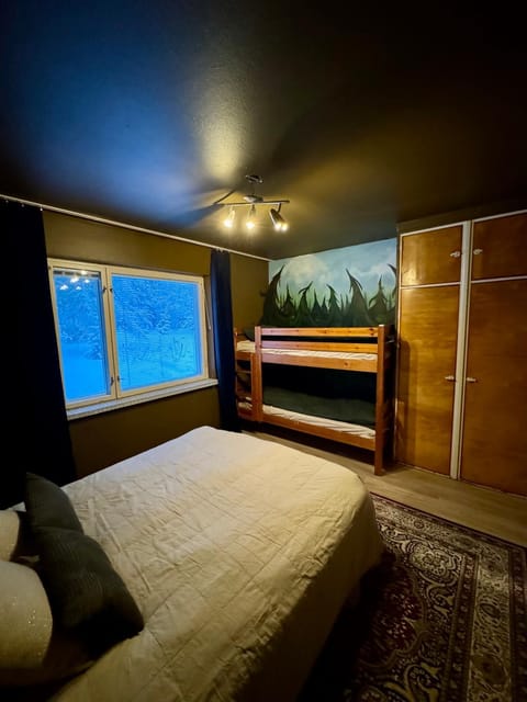 Bed, Photo of the whole room, Bedroom, bunk bed