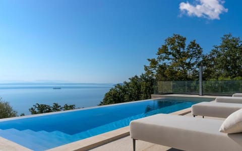Patio, Day, Natural landscape, View (from property/room), Pool view, Sea view, Swimming pool, sunbed
