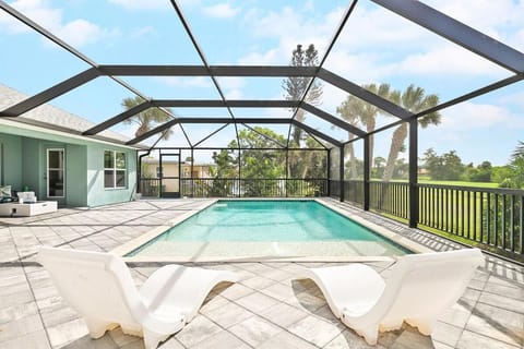 Newley Built Heated Pool Golf course Views House in Rotonda West