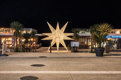 Night, City view, Location
