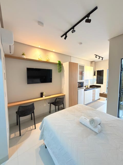 Bed, TV and multimedia, minibar, towels, air conditioner