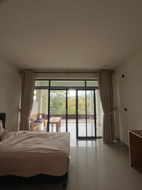 View (from property/room), Balcony/Terrace, Living room, Bedroom