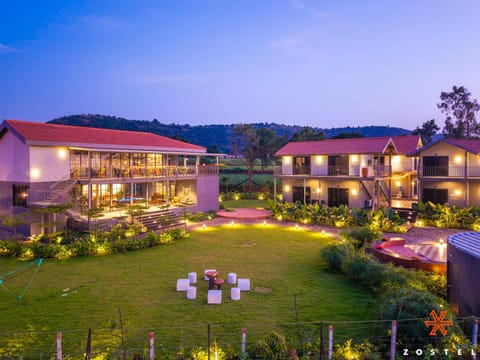 Property building, Natural landscape, Garden view