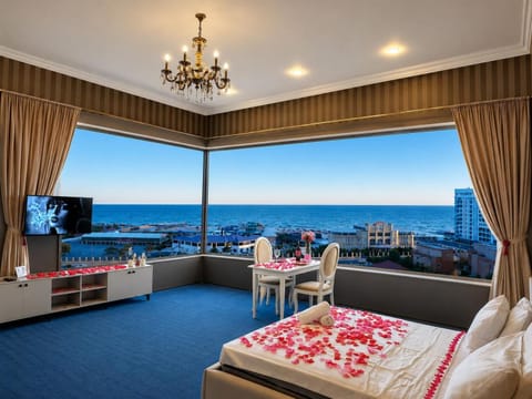 View (from property/room), Decorative detail, Beach, Bedroom, Sea view, Sea view