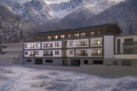 Property building, Natural landscape, Winter, Mountain view