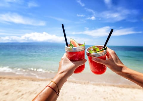 Day, People, Sea view, Drinks
