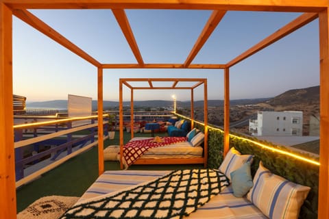 Patio, Day, Natural landscape, View (from property/room), Balcony/Terrace, Living room, Seating area, Mountain view