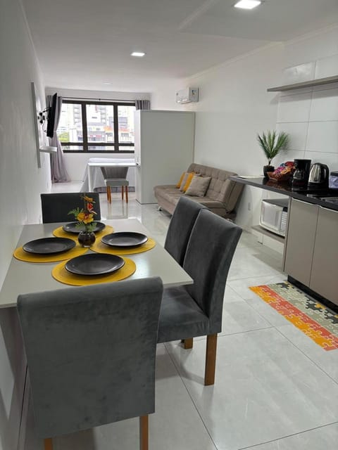 Living room, kitchen