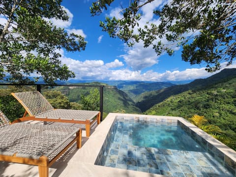 Hot Tub, Mountain view