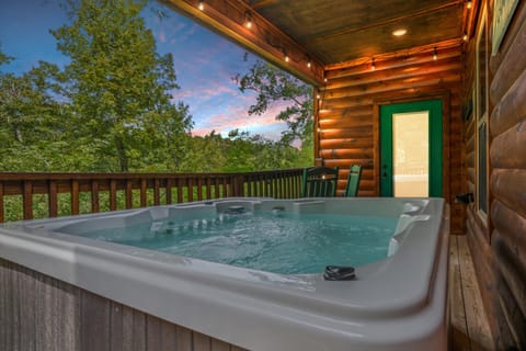 Scenic Log Retreat HotTub, Indoor Pool & Dogs OK House in Sevierville