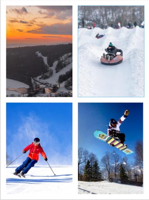 Harmony Haven Large Deck Hot Tub Ski House in Kidder Township