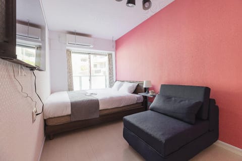 Bed, Bedroom, air conditioner