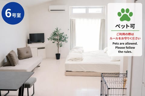 Bed, Living room, Photo of the whole room, Seating area, pet friendly
