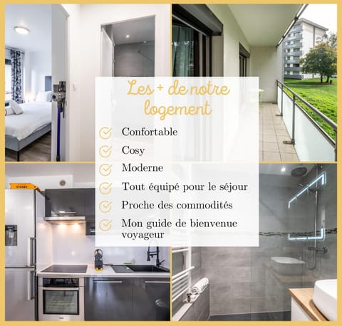 Chez Pat' I T2 I Saint-Julien Apartment in Saint-Julien-en-Genevois