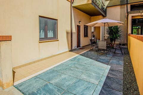 Property building, Patio