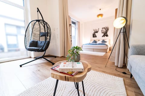 Bed, Living room, Bedroom