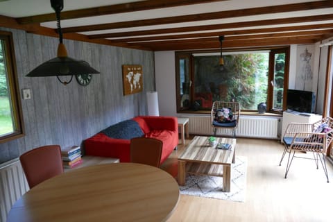 Houten accommodatie Sasseltermillen Woltzdal Campground/ 
RV Resort in Luxembourg