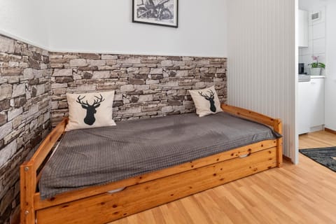 Bed, Kitchen or kitchenette, Photo of the whole room, Bedroom