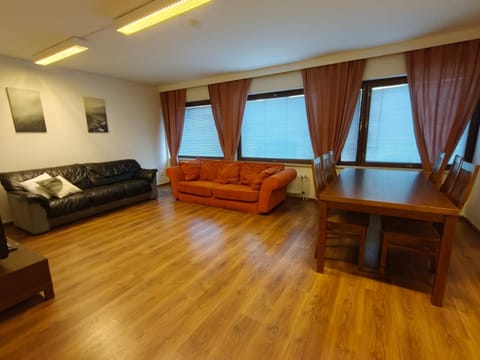 Living room, Seating area, Dining area