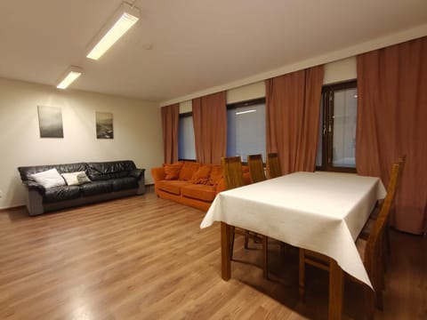 Living room, Seating area, Dining area