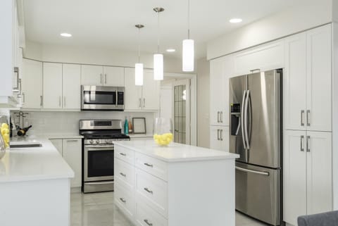 Kitchen or kitchenette, dishwasher, oven, pet friendly, stove, toaster