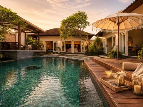 Property building, Patio, Day, Garden, Garden view, Pool view, Swimming pool