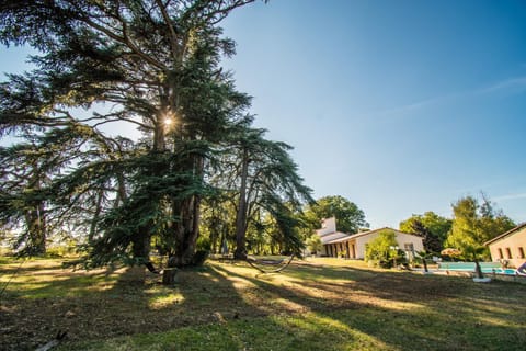 Property building, Natural landscape, Swimming pool, Sunset