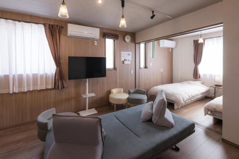 Bed, Living room, Bedroom