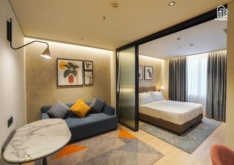 Living room, Bedroom