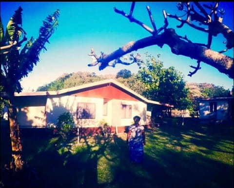 Property building, People, Garden