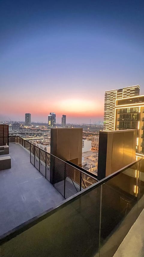 City view, Sunset