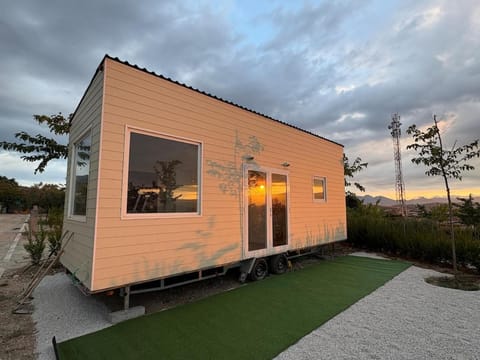 Property building, Garden, Garden view, Sunset