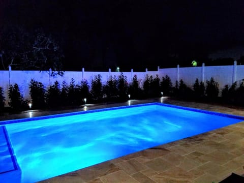 Night, Swimming pool