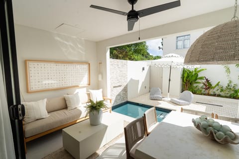 Patio, Day, View (from property/room), Seating area, Dining area, Pool view, Swimming pool